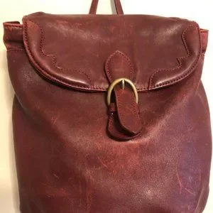 Scully Leather Backpack Burgundy Skully | Bags | Scully Leather Backpack Burgundy | Poshmark main image 3